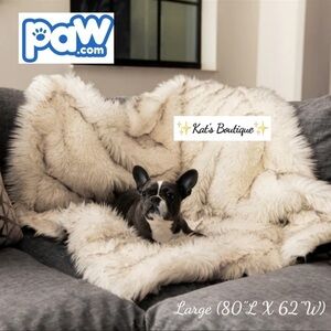 (NWT) PupProtector Waterproof Throw Blanket. Large (80”L X 62”W)